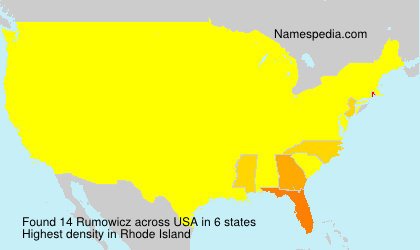 Surname Rumowicz in USA Surname Rumowicz in USA