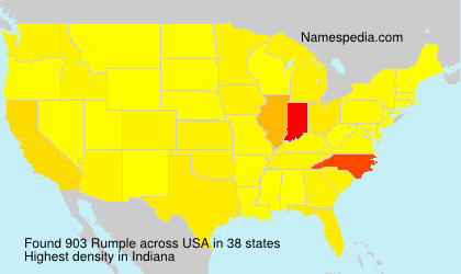 Surname Rumple in USA Surname Rumple in USA