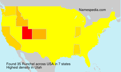 Surname Runchel in USA Surname Runchel in USA