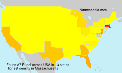 Surname Runci in USA Surname Runci in USA