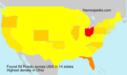 Surname Rundo in USA Surname Rundo in USA