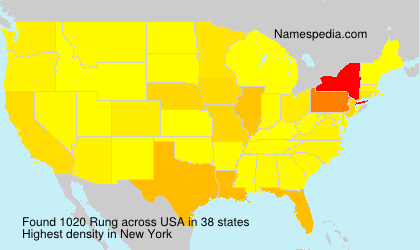 Surname Rung in USA Surname Rung in USA