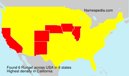 Surname Rungel in USA Surname Rungel in USA