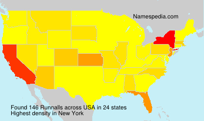 Surname Runnalls in USA Surname Runnalls in USA