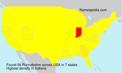 Surname Runnebohm in USA Surname Runnebohm in USA