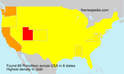 Surname Runolfson in USA Surname Runolfson in USA