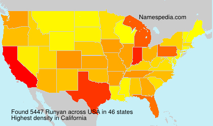 Surname Runyan in USA Surname Runyan in USA