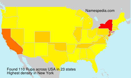 Surname Rupa in USA Surname Rupa in USA