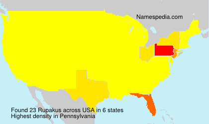 Surname Rupakus in USA Surname Rupakus in USA