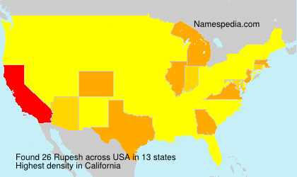 Surname Rupesh in USA Surname Rupesh in USA