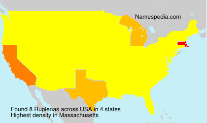 Surname Ruplenas in USA Surname Ruplenas in USA