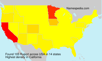 Surname Ruport in USA Surname Ruport in USA