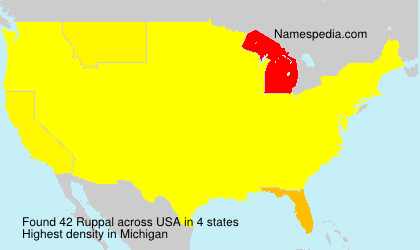 Surname Ruppal in USA Surname Ruppal in USA