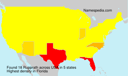 Surname Rupprath in USA Surname Rupprath in USA