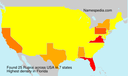 Surname Ruprai in USA Surname Ruprai in USA