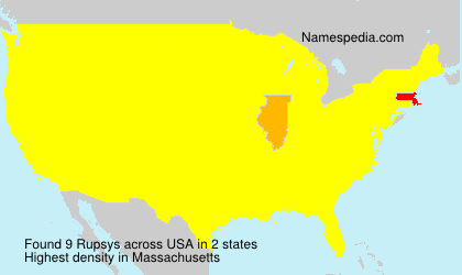 Surname Rupsys in USA Surname Rupsys in USA