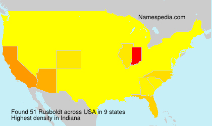 Surname Rusboldt in USA Surname Rusboldt in USA