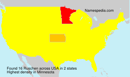 Surname Ruschen in USA Surname Ruschen in USA