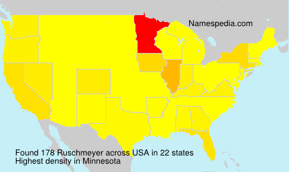 Surname Ruschmeyer in USA Surname Ruschmeyer in USA