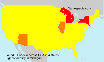 Surname Rusecki in USA Surname Rusecki in USA