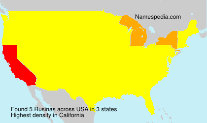 Surname Rusinas in USA Surname Rusinas in USA