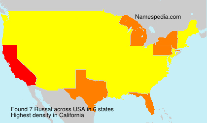 Surname Russal in USA Surname Russal in USA