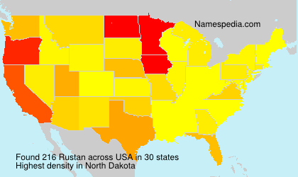 Surname Rustan in USA Surname Rustan in USA