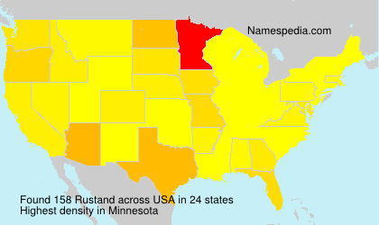Surname Rustand in USA Surname Rustand in USA