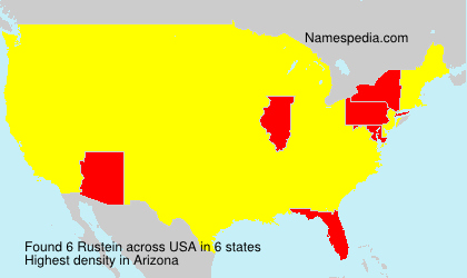 Surname Rustein in USA Surname Rustein in USA