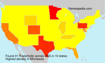 Surname Rusterholtz in USA Surname Rusterholtz in USA