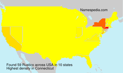 Surname Rustico in USA Surname Rustico in USA