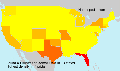 Surname Rustmann in USA Surname Rustmann in USA