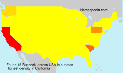 Surname Ruszecki in USA Surname Ruszecki in USA