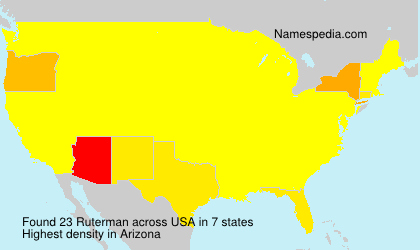 Surname Ruterman in USA Surname Ruterman in USA