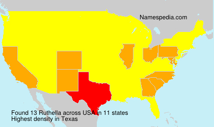Surname Ruthella in USA Surname Ruthella in USA