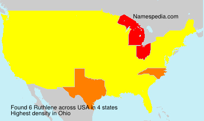 Surname Ruthlene in USA Surname Ruthlene in USA