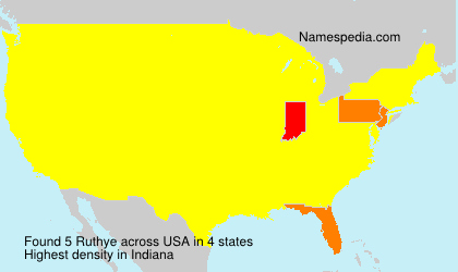 Surname Ruthye in USA Surname Ruthye in USA