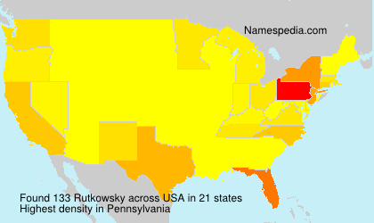 Surname Rutkowsky in USA Surname Rutkowsky in USA