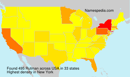 Surname Rutman in USA Surname Rutman in USA