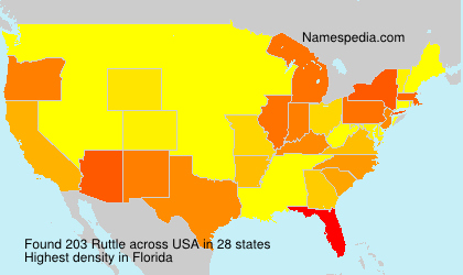 Surname Ruttle in USA Surname Ruttle in USA