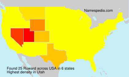 Surname Ruward in USA Surname Ruward in USA