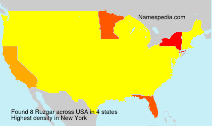 Surname Ruzgar in USA Surname Ruzgar in USA