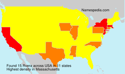 Surname Rvera in USA