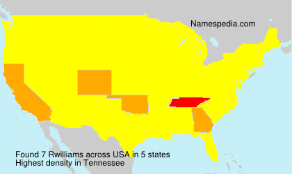 Surname Rwilliams in USA Surname Rwilliams in USA