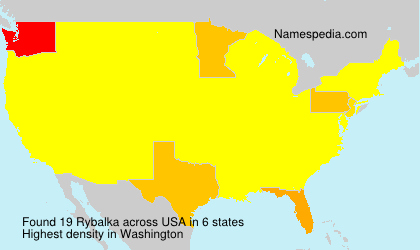 Surname Rybalka in USA Surname Rybalka in USA