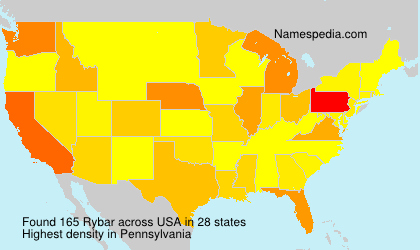 Surname Rybar in USA Surname Rybar in USA