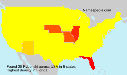 Surname Rybenski in USA Surname Rybenski in USA