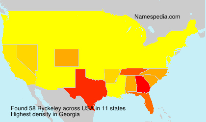 Surname Ryckeley in USA Surname Ryckeley in USA