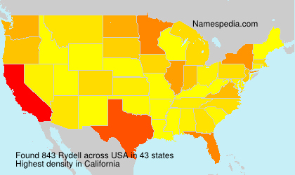 Surname Rydell in USA Surname Rydell in USA