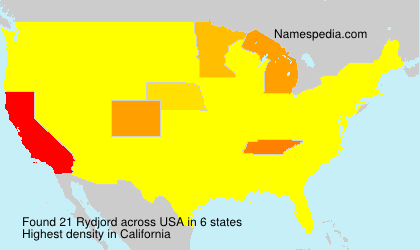 Surname Rydjord in USA Surname Rydjord in USA
